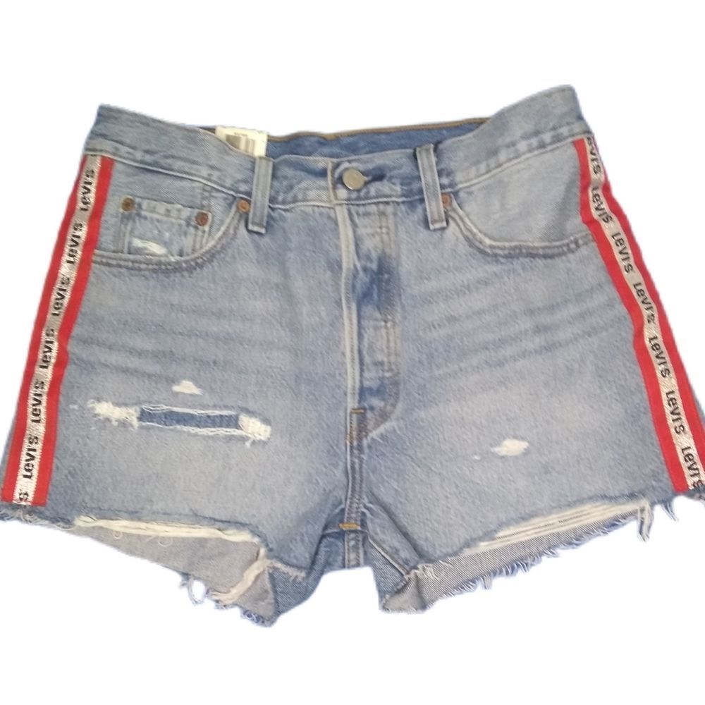 Levi's Cutoffs 502 Raw Hem Size 29 NEW - Picture 6 of 7